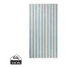 VINGA Serviette de plage GRS Lagoa bleu clair-blanc | sans marquage | non disponible | non disponible | non disponible
