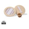 VINGA Jeu de raquettes scratch avec balle marron | sans marquage | non disponible | non disponible