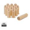 VINGA Mini jeu de quilles scandinaves Muge marron | sans marquage | non disponible | non disponible