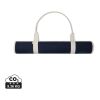 VINGA Tapis de plage en toile recyclée AWARE™ Volonne bleu-blanc cassé | sans marquage | non disponible | non disponible | non disponible