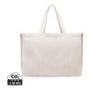VINGA Grand tote bag en toile recyclée AWARE™ Hilo blanc cassé | sans marquage | non disponible | non disponible | non disponible
