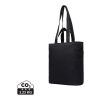 VINGA Tote bag avec zip en toile recyclée Hilo AWARE™ noir | sans marquage | non disponible | non disponible | non disponible