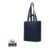VINGA Tote bag avec zip en toile recyclée Hilo AWARE™ bleu marine | sans marquage | non disponible | non disponible | non disponible