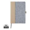 VINGA Carnet en feutre recyclé GRS Albon gris | sans marquage | non disponible | non disponible