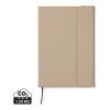 VINGA Carnet A5 en papier et PU certifié GRS Baltimore greige | sans marquage | non disponible | non disponible