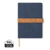 VINGA Carnet de notes en toile recyclée RCS Bosler bleu marin