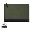 VINGA Pochette ordinateur 16" en polyester RCS Marlow vert-noir