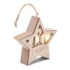 Suspension étoile MDF avec led bois | sans marquage | non disponible | non disponible