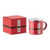 Mug vintage Père Noël 300ml. rouge