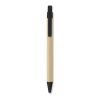 Stylo écologique en plastique de maïs noir | sans marquage | non disponible | non disponible