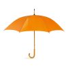 Parapluie avec poignée en bois orange | sans marquage | non disponible | non disponible | non disponible