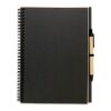 Carnet de note recyclé noir | sans marquage | non disponible | non disponible | non disponible