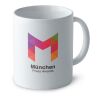 Mug cylindrique classique blanc | sans marquage | non disponible | non disponible