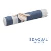 Serviette en coton recyclé SEAQUAL® 70 x 140 cm bleu | sans marquage | non disponible | non disponible | non disponible