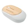 Souris sans fil en bambou blanc | sans marquage | non disponible | non disponible