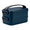 Boîte à lunch en PP recyclé Marine foncé | sans marquage | non disponible | non disponible | non disponible