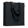 Sac shopping en coton bio noir | sans marquage | non disponible | non disponible | non disponible