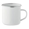 Mug en émail pour sublimation blanc | sans marquage | non disponible | non disponible | non disponible