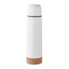 Bouteille double paroi 500ml blanc | sans marquage | non disponible | non disponible | non disponible