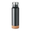 Bouteille double paroi 500ml noir | sans marquage | non disponible | non disponible | non disponible