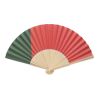 Eventail à motif de drapeau multicolore | sans marquage | non disponible | non disponible