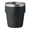 Gobelet double paroi 250 ml noir | sans marquage | non disponible | non disponible | non disponible