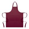 Tablier de cuisine réglable bordeaux | sans marquage | non disponible | non disponible | non disponible