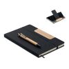 Carnet A5 RPET et stylo noir | sans marquage | non disponible | non disponible | non disponible
