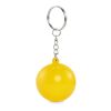 Porte-clés boule en PU jaune | sans marquage | non disponible | non disponible