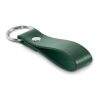 Porte-clés à boucle en PU Vert foncé | sans marquage | non disponible | non disponible