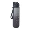Bouteille de sport RPET 1L noir | sans marquage | non disponible | non disponible | non disponible