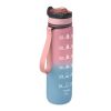 Bouteille de sport RPET 1L rose | sans marquage | non disponible | non disponible | non disponible