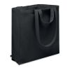 Sac shopping en coton recyclé noir | sans marquage | non disponible | non disponible | non disponible