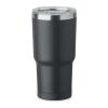 Gobelet double paroi 550ml noir | sans marquage | non disponible | non disponible | non disponible