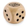 Dés en bois Schima 3cm dia bois | sans marquage | non disponible | non disponible