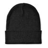 Bonnet tricoté avec revers noir | sans marquage | non disponible | non disponible | non disponible