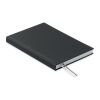 Carnet de notes A5 recyclé noir | sans marquage | non disponible | non disponible | non disponible