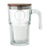 Mug en verre 450ml transparent | sans marquage | non disponible | non disponible