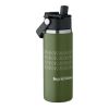 Bouteille double paroi 500 ml Vert foncé | sans marquage | non disponible | non disponible | non disponible