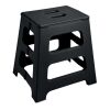 Tabouret portable et pliable noir | sans marquage | non disponible | non disponible | non disponible