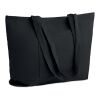 Grand sac shopping en velours noir | sans marquage | non disponible | non disponible | non disponible