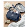 Trousse de toilette 600D RPET Marine foncé | sans marquage | non disponible | non disponible | non disponible
