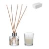 Set bougies et diffuseur blanc