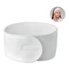 Bandeau réglable en microfibre blanc