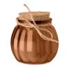 Bougie vanille cire végétale marron