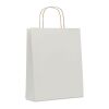 Sac en papier moyen format blanc | sans marquage | non disponible | non disponible | non disponible
