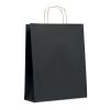 Sac en papier grand format noir | sans marquage | non disponible | non disponible | non disponible