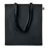 Sac shopping en coton organique noir | sans marquage | non disponible | non disponible | non disponible