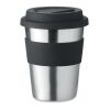 Gobelet en acier inox. 350ml noir | sans marquage | non disponible | non disponible
