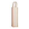 Sac en jute pour une bouteille beige | sans marquage | non disponible | non disponible | non disponible